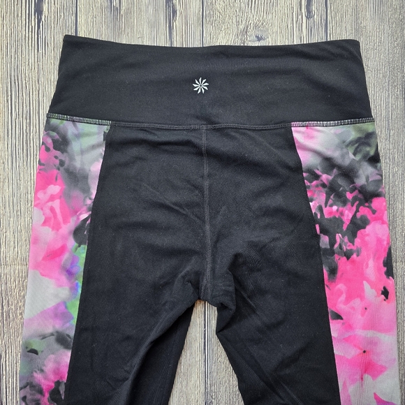 Athleta Chaturanga High Rise Pink Floral Legging - Picture 5 of 11
